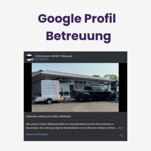Google Profil Betreuung Unternehmensprofil My Business