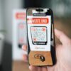 QR Code Aufsteller für Bewertungen