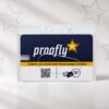 NFC-Bewertungskarte mit QR-Code - Proofly Card mit Hülle